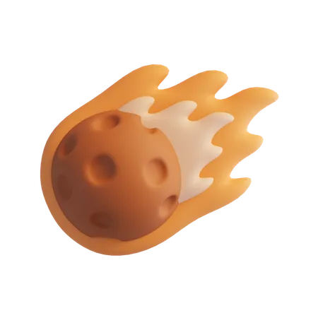 Meteor  3D Icon