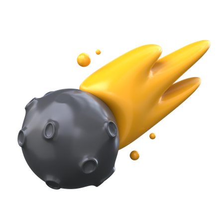 Meteor  3D Icon