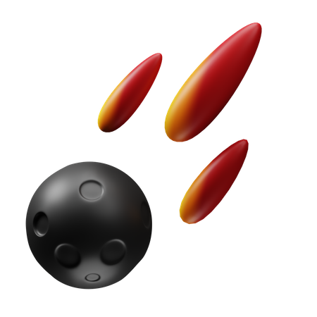 Meteor  3D Icon
