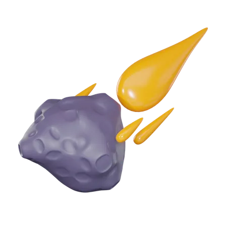 Meteoriteneinschlag  3D Icon