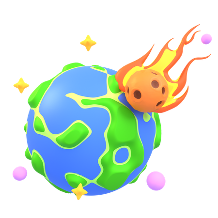 Meteor Shower  3D Icon