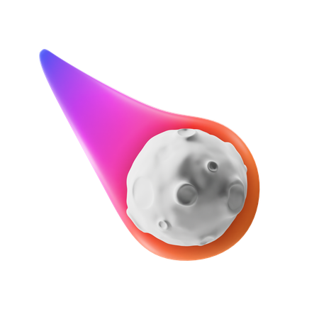Météorite  3D Icon