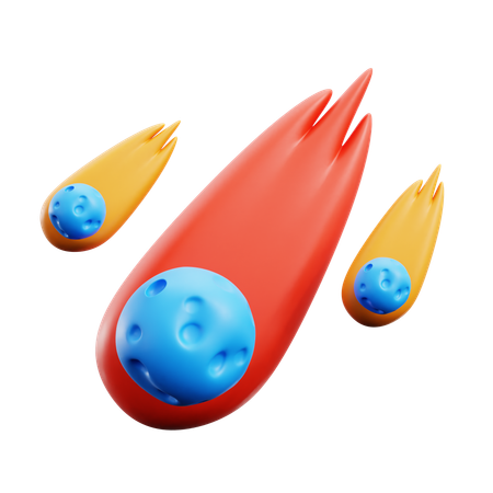 Meteorito  3D Icon