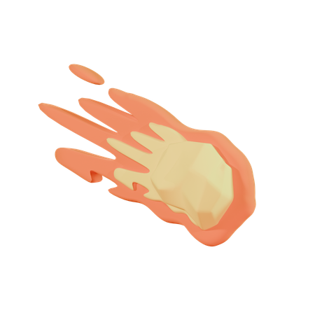 Meteorito  3D Icon