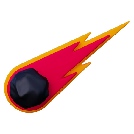 Meteorito  3D Icon