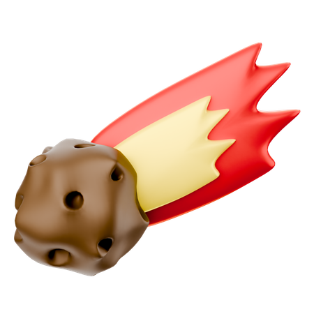 Meteorito  3D Icon