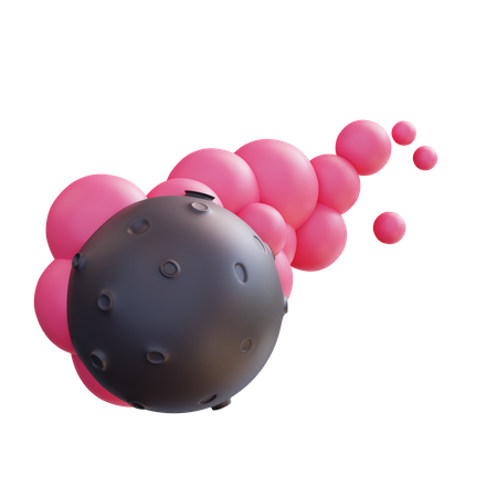 Meteorito  3D Icon