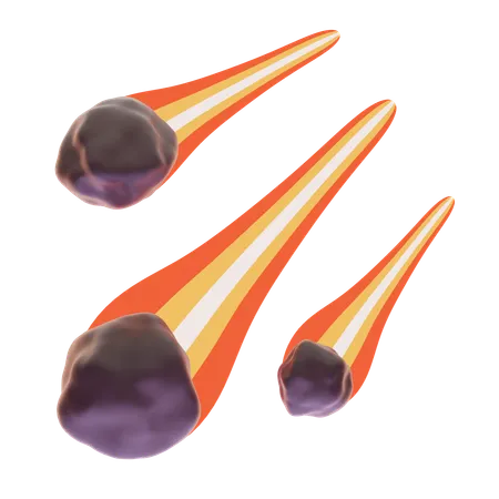 Meteoritos  3D Icon