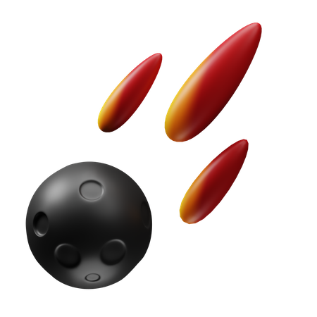 Meteoro  3D Icon