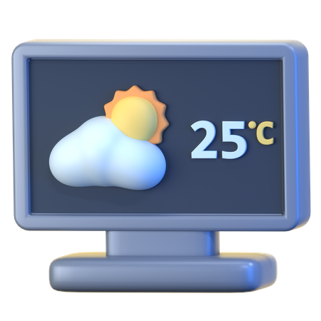 Meteorología  3D Icon