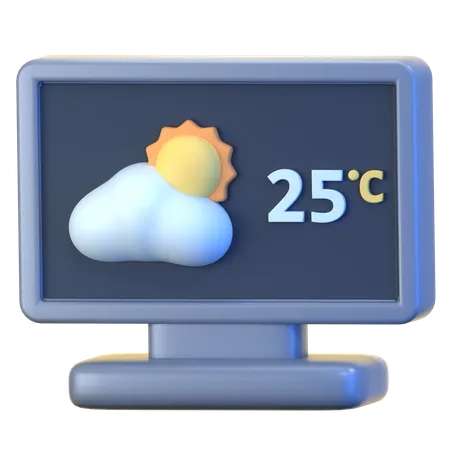 Meteorología  3D Icon