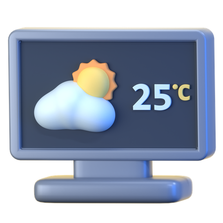 Meteorology  3D Icon