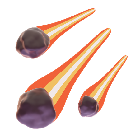 Meteors  3D Icon