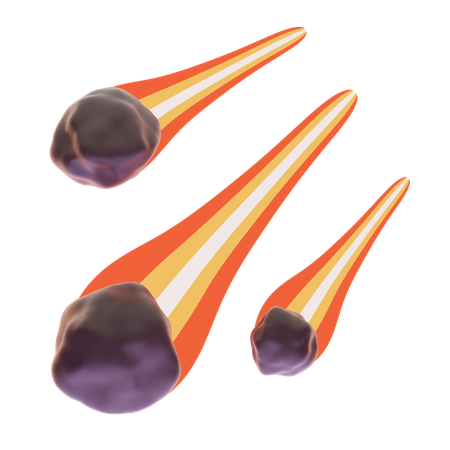 Meteors  3D Icon