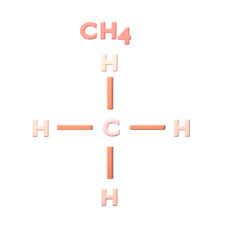 Methane  3D Icon