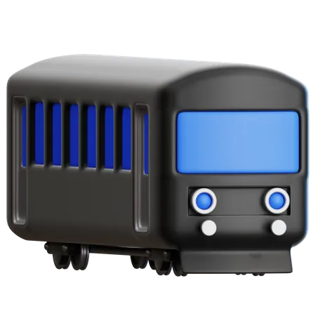 Metro Train  3D Icon