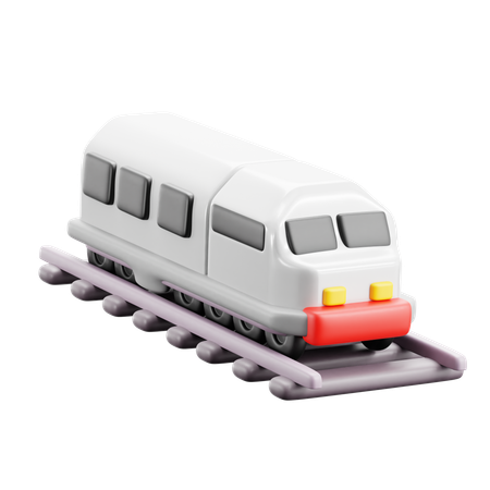 Metro Train  3D Icon