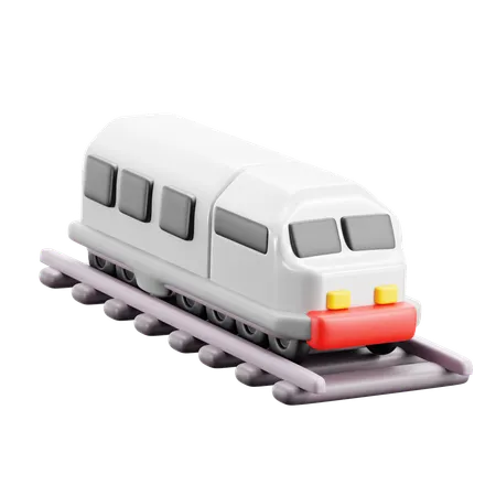 Metro Train  3D Icon