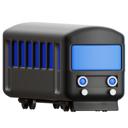 Trem do metrô  3D Icon