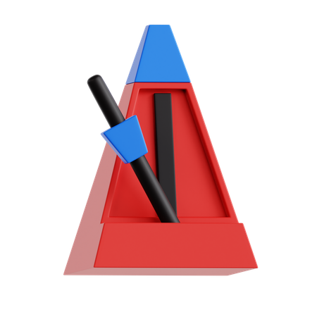Métronome  3D Icon