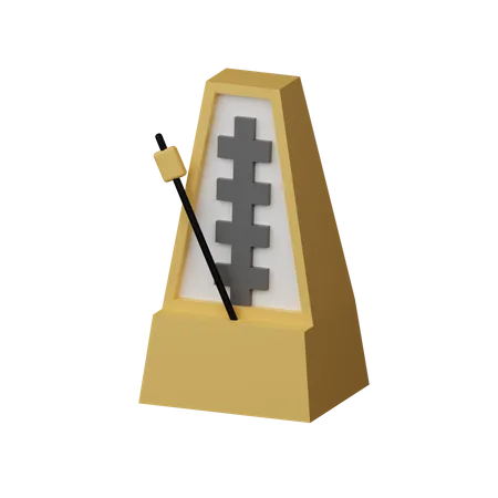 Metrônomo  3D Icon