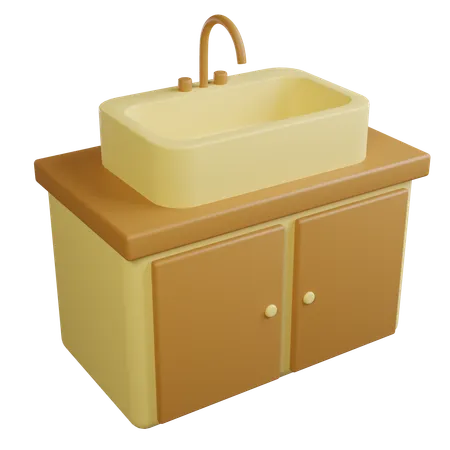 Armoire de toilette  3D Icon