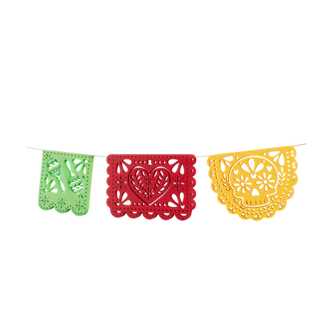 Mexican bunting 01  3D Icon