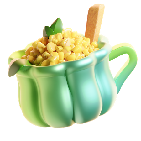 Mexican Corn  3D Icon