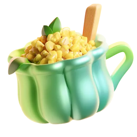 Mexican Corn  3D Icon