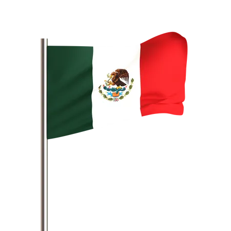 Mexican Flag  3D Icon