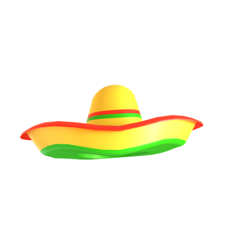 Mexican Hat  3D Icon
