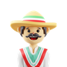 free 3d mexican man 