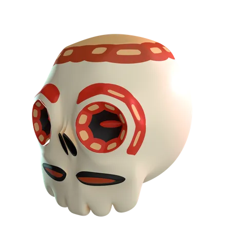 Mexican Skull  3D Icon