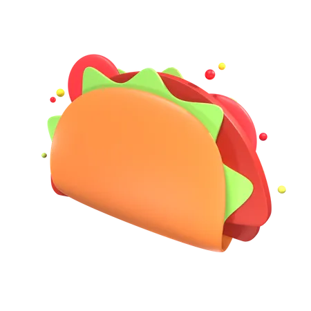 Mexican Tacos  3D Icon