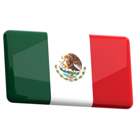 メキシコ  3D Icon