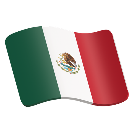 México  3D Icon