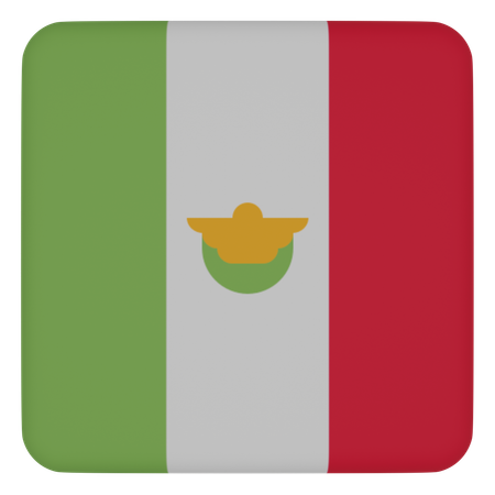 México  3D Icon