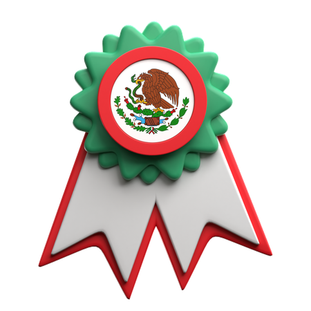 Mexico Badge  3D Icon