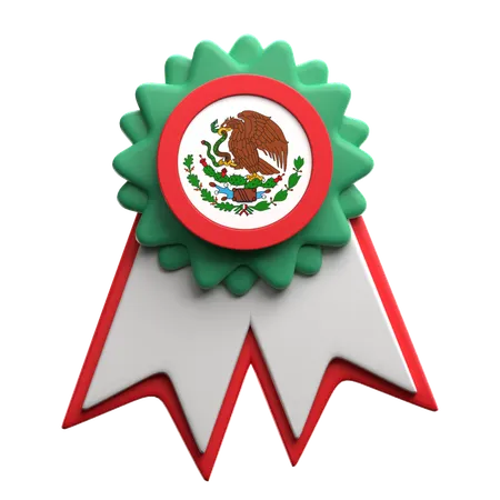 Mexico Badge  3D Icon