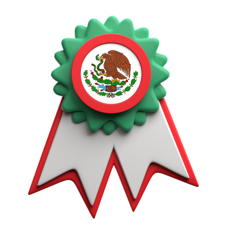 Mexico Badge  3D Icon