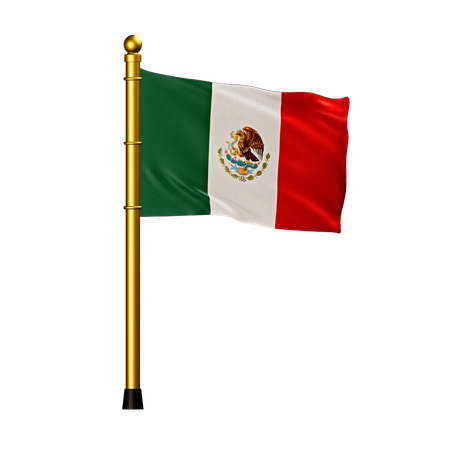 Bandeira do México  3D Icon