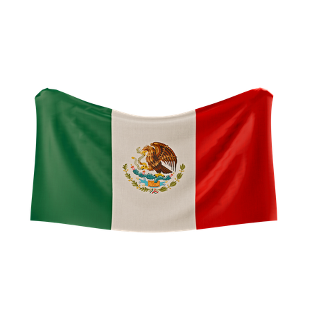 Bandeira do México  3D Icon