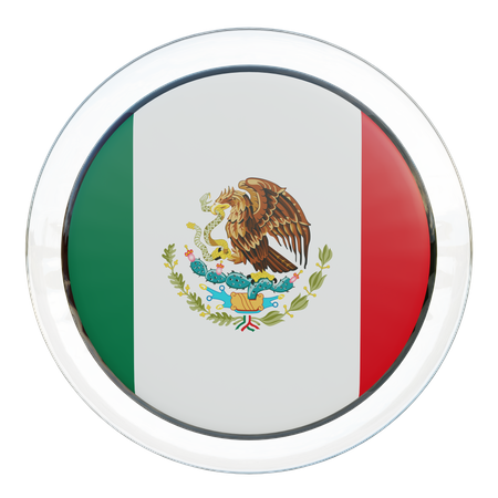 Mexico Flag  3D Icon