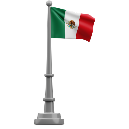Mexico Flag  3D Icon