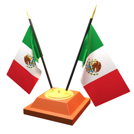 Mexico Flag  3D Icon