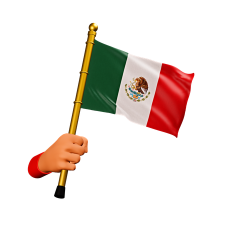 Mexico Flag  3D Icon