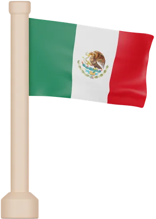 Mexico Flag  3D Icon