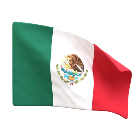 Mexico Flag  3D Icon