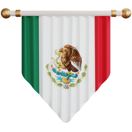 Mexico Flag  3D Icon