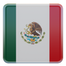 3d mexico flag illustration